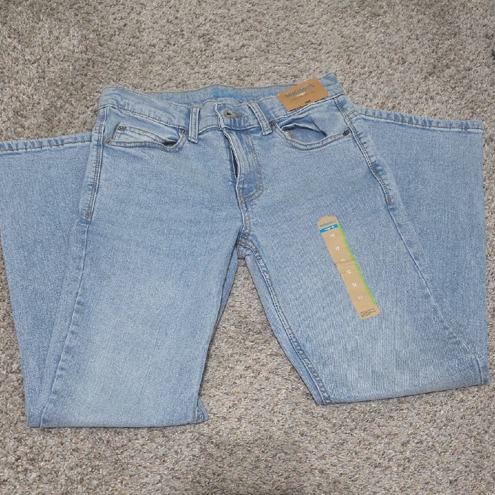 Thereabouts Boys Size 12 Straight Light Blue Jeans